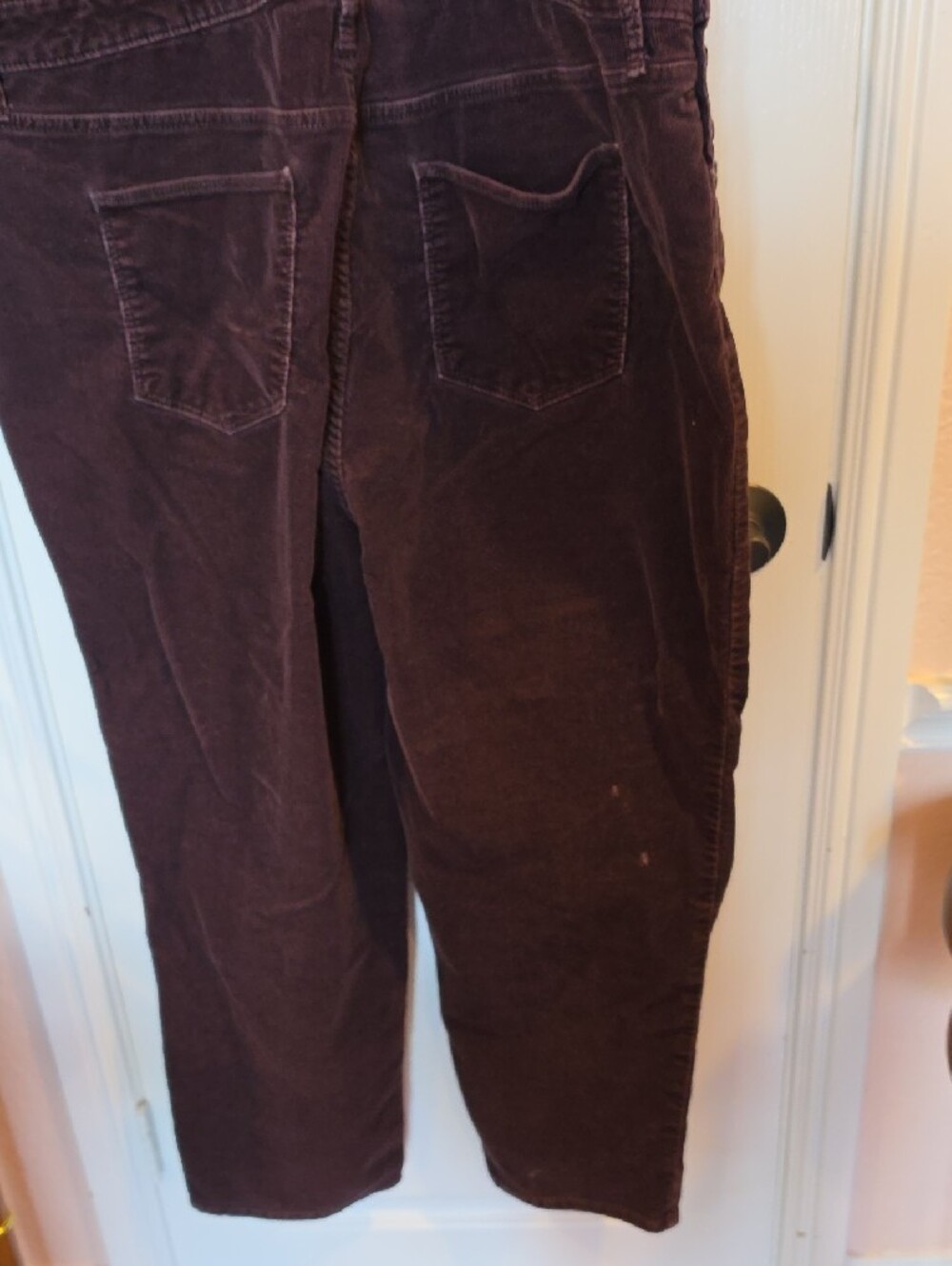 18W, Women's Brown Overall Jeans - Classic Bib Overalls - Picture 5 of 6